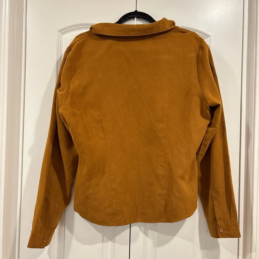 Rust Button-Up Shirt - Picture 2 of 4